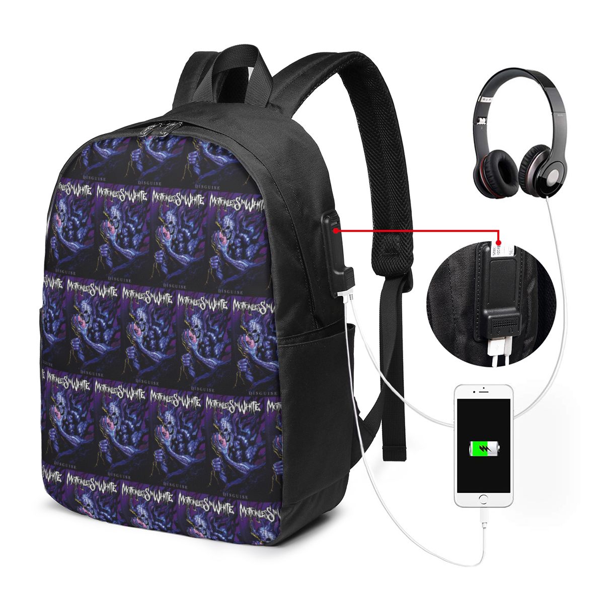 Motionless In White Backpack T - Laptop Bag 评论和价格