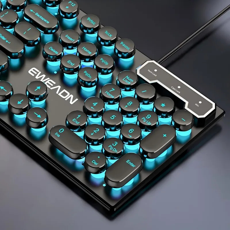 Retro Punk Mechanical Feel Key - Laptop Mouse 评论和价格