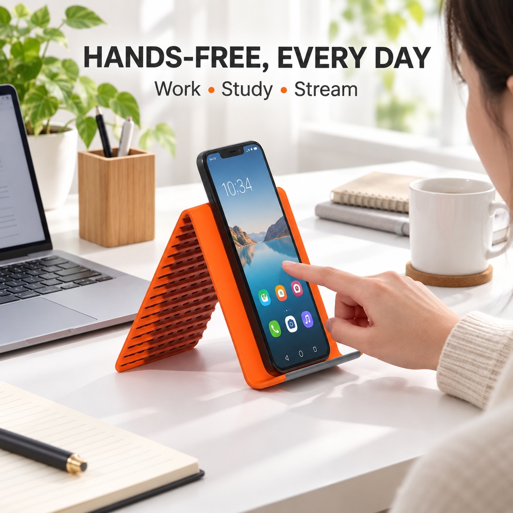 Flexible Silicone Phone Tablet - Laptop Stand 评论和价格