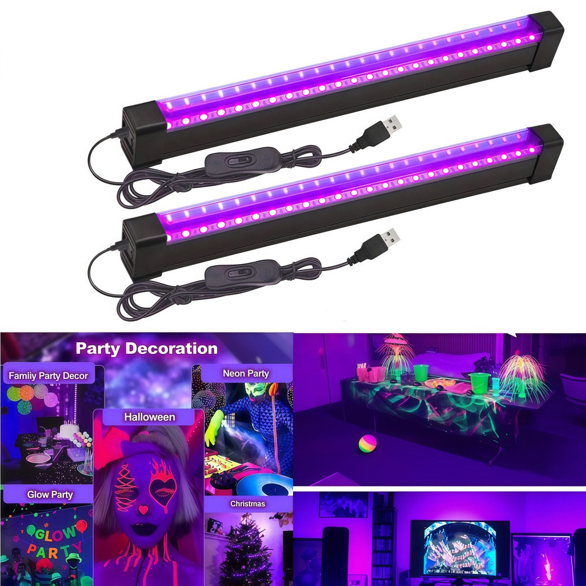 Black Light Tube 5W/10W USB  P - Usb Hub 评论和价格