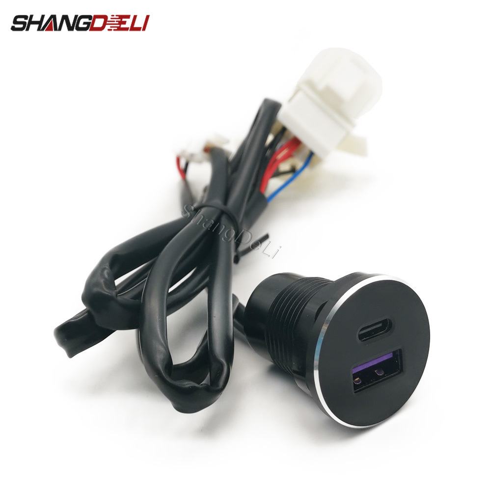 1PC Car Dual USB Outlet Charge - Usb C Hub 评论和价格
