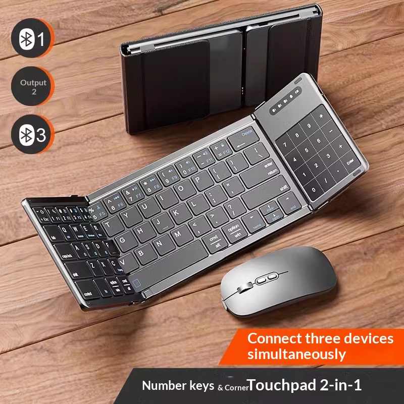 Mengzu Tri Fold Wireless Bluet - Laptop Mouse 评论和价格