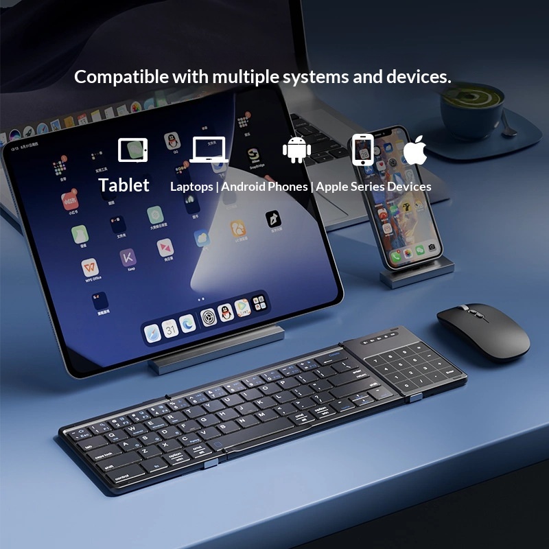 Mengzu Tri Fold Wireless Bluet - Laptop Mouse 评论和价格