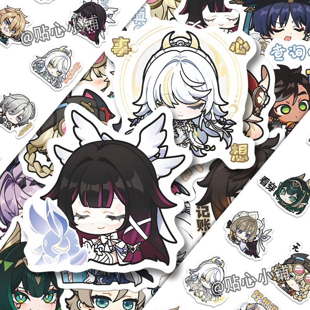 64PCS Genshin Impact Moon Maid - Laptop Original Accessories 评论和价格